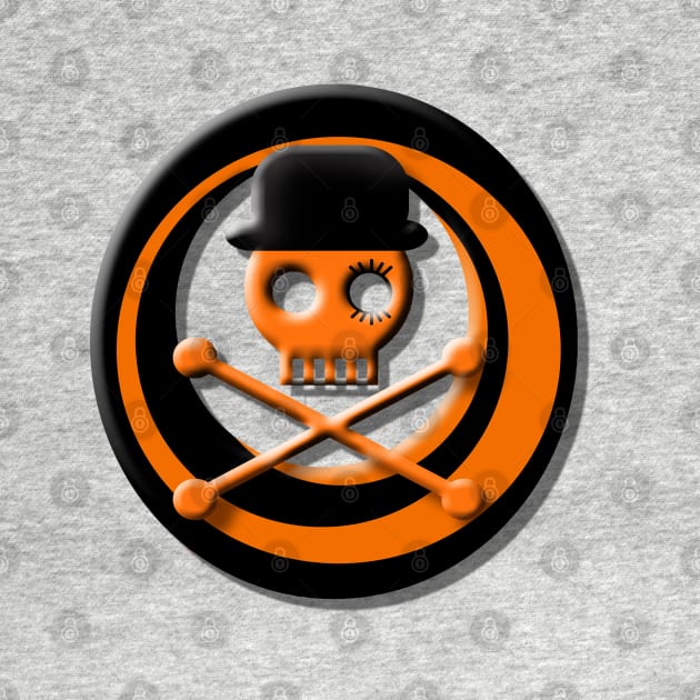 Orange Skull Clockwork by PrivateVices